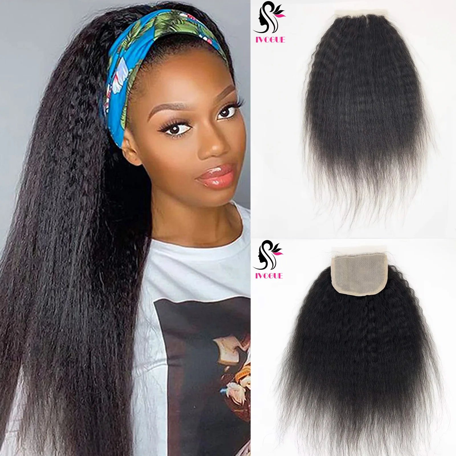 5x5 Kinky Straight Human Hair Closure Silk Base Yaki PU Silk Top Lace Closure Mongolian Remy Hair Extension Natural Black
5x5 Kinky Straight Human Hair Closure Silk Base Yaki PU Silk Top Lace Closure Mongolian Remy Hair Extension Natural Black
