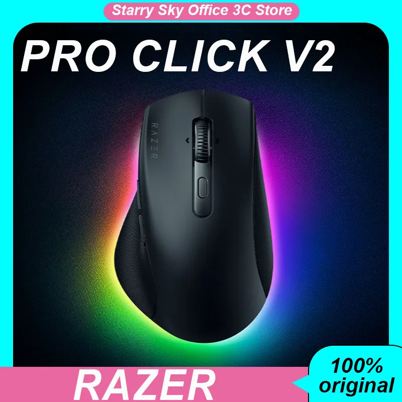 Razer Pro Click V2 Esports Mouse Wireless Tri-mode RGB Hyperscroll Custom PC Esports Laptop Gaming Mice AI Office Mouse Gift
Razer Pro Click V2 Esports Mouse Wireless Tri-mode RGB Hyperscroll Custom PC Esports Laptop Gaming Mice AI Office Mouse Gift