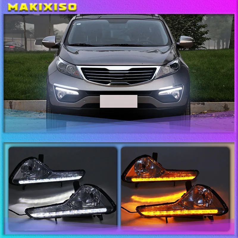 2Pcs For Kia Sportage 2010 2011 2012 2013 2014 SPORTAGE R LED DRL Daytime Running Lights Daylight Fog light
2Pcs For Kia Sportage 2010 2011 2012 2013 2014 SPORTAGE R LED DRL Daytime Running Lights Daylight Fog light