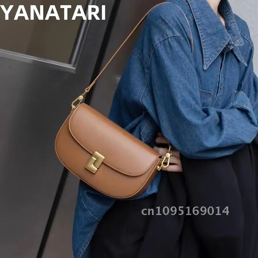 YANATARI Genuine minimalist shoulder bag woman leather crossbody bag bag female luxury cowhide bag Dumpling
YANATARI Genuine minimalist shoulder bag woman leather crossbody bag bag female luxury cowhide bag Dumpling