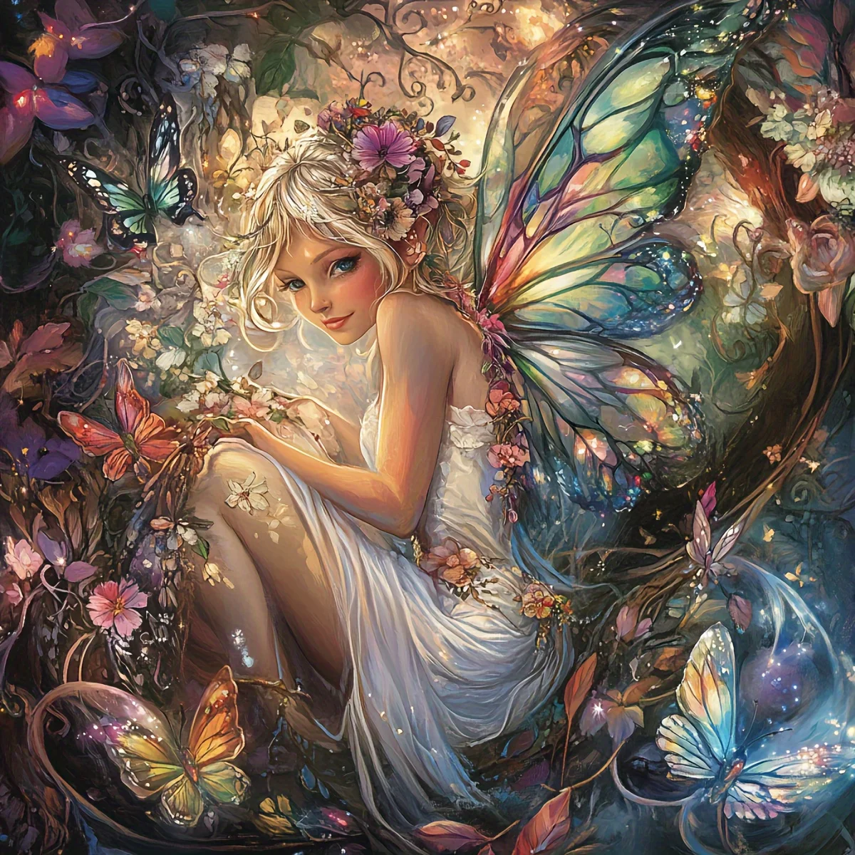 1000pcs Adult Jigsaw Puzzle Forest Fairy with Iridescent Wings Puzzles for Gameroom Bedroom Livingroom Gift Challenging Game
1000pcs Adult Jigsaw Puzzle Forest Fairy with Iridescent Wings Puzzles for Gameroom Bedroom Livingroom Gift Challenging Game
