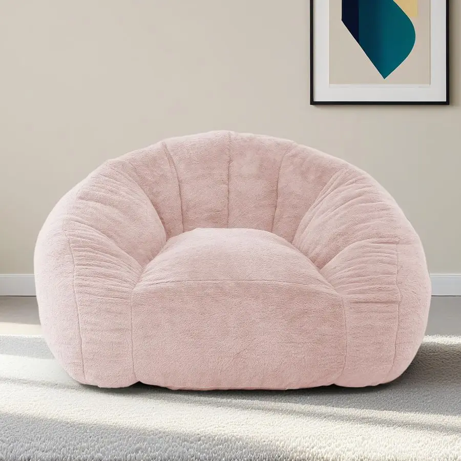 Bag Chair for Adults, Soft Faux Fur Giant Beanbag Chairs, Oversized Cozy Bean Bag Couch Large Reading Chair, Comfy Bean Bag Sof
Bag Chair for Adults, Soft Faux Fur Giant Beanbag Chairs, Oversized Cozy Bean Bag Couch Large Reading Chair, Comfy Bean Bag Sof