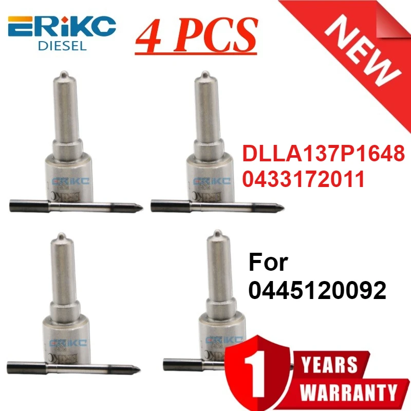 Nozzle Injector DLLA137P1648 0433172011 Diesel Injector Nozzle DLLA 137 P 1648 Sprayer Atomizer DLLA 137P 1648 for 0445120092
Nozzle Injector DLLA137P1648 0433172011 Diesel Injector Nozzle DLLA 137 P 1648 Sprayer Atomizer DLLA 137P 1648 for 0445120092
