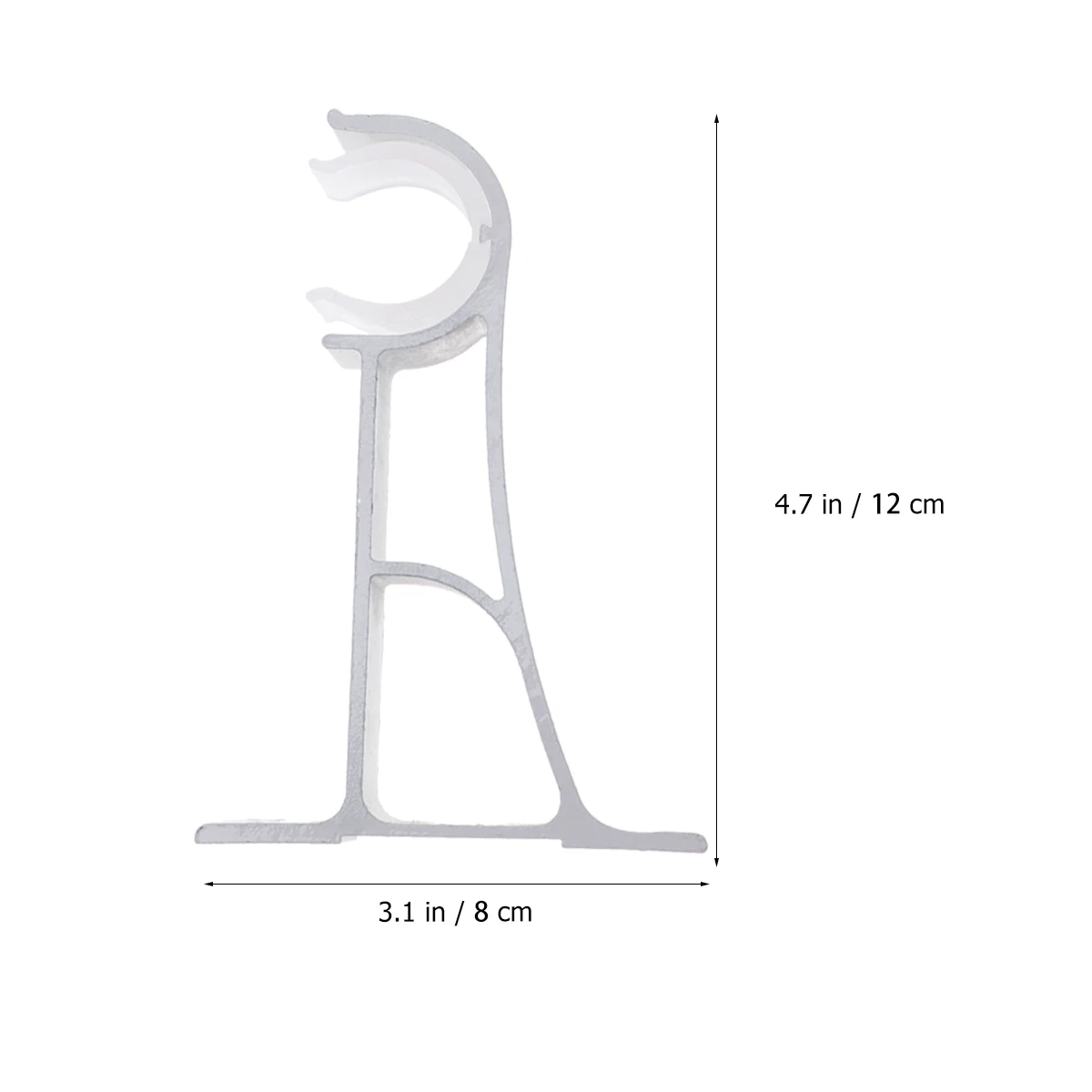 2pcs Curtain Rod Bracket Aluminum Alloy White Pole Holder Easy Install Modern Style Decorative Hardware
2pcs Curtain Rod Bracket Aluminum Alloy White Pole Holder Easy Install Modern Style Decorative Hardware