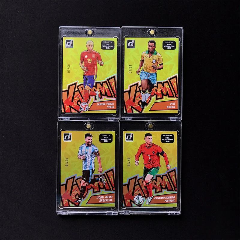 2026 World Cup Card Blasts Messi Ronaldo Yamal and Pelekin Refractory Cards Replica Self-made Collection Cards
2026 World Cup Card Blasts Messi Ronaldo Yamal and Pelekin Refractory Cards Replica Self-made Collection Cards