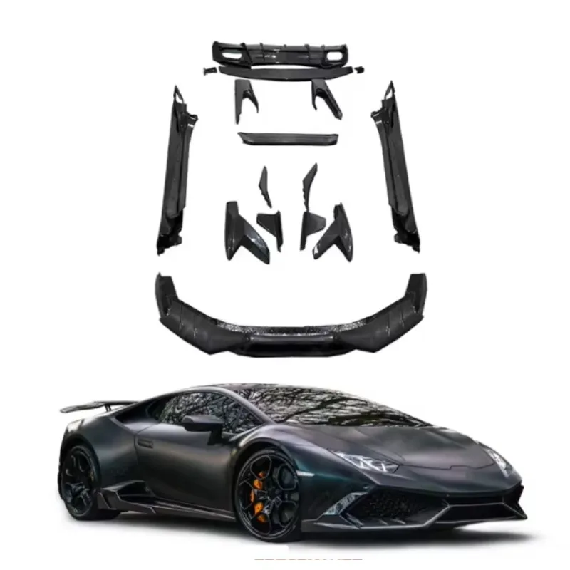 M Style Forged Carbon Body Kit for Huracan 610 Upgrade Front Lip Rear Diffuser Side Skirts Spoiler Rear Hood Carkit
M Style Forged Carbon Body Kit for Huracan 610 Upgrade Front Lip Rear Diffuser Side Skirts Spoiler Rear Hood Carkit