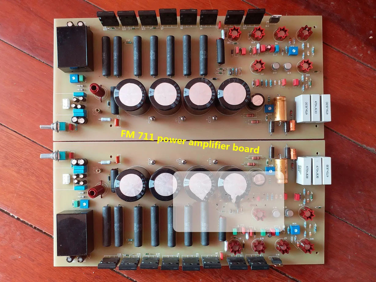 New balanced input Swiss FM 711 post-stage finished power amplifier board module version
New balanced input Swiss FM 711 post-stage finished power amplifier board module version