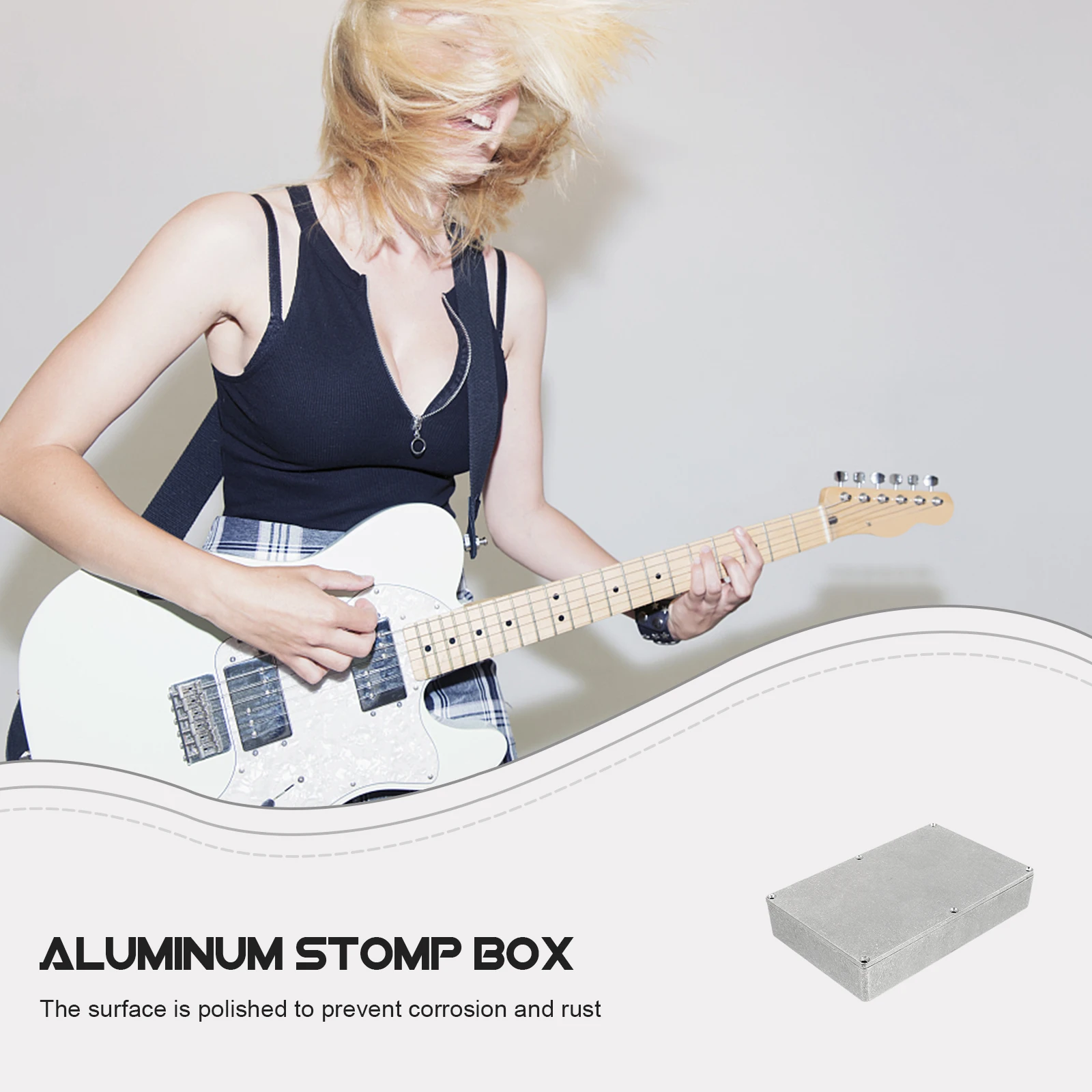 Effect Aluminum Box Guitar Pedal Enclosure Bass Effects Case Musical Instrument
Effect Aluminum Box Guitar Pedal Enclosure Bass Effects Case Musical Instrument