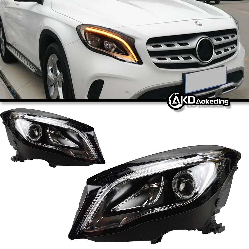 Car Styling Head Lamp For Benz GLA 200 220 260 2015-2019 LED Front Headlight Replacement DRL Daytime light Projector Facelift
Car Styling Head Lamp For Benz GLA 200 220 260 2015-2019 LED Front Headlight Replacement DRL Daytime light Projector Facelift
