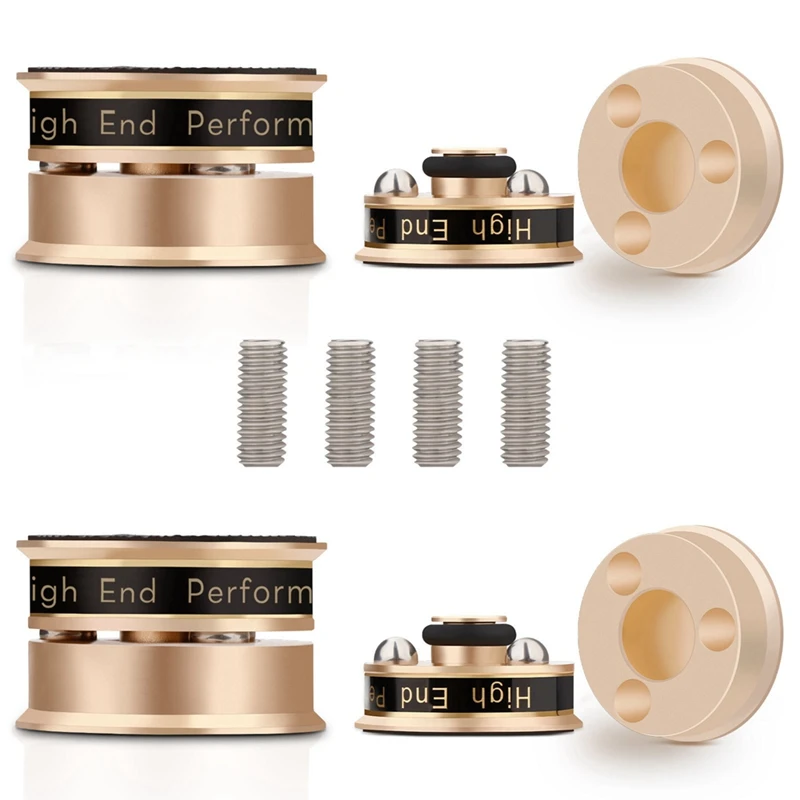 Hifi Audio Gold Spike Isolation Feet For Speaker Stands - Anit-Shock Absorber Foot Pad For Vinyl Record Player, Preamp
Hifi Audio Gold Spike Isolation Feet For Speaker Stands - Anit-Shock Absorber Foot Pad For Vinyl Record Player, Preamp