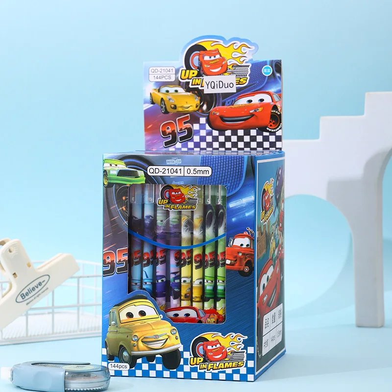 12/144pcs Cartoon Disney Mcqueen Gel Pen Kawaii Student Writing Tools 0.5mm Erasable Blue/Black Pen Office Supplies Stationery
12/144pcs Cartoon Disney Mcqueen Gel Pen Kawaii Student Writing Tools 0.5mm Erasable Blue/Black Pen Office Supplies Stationery