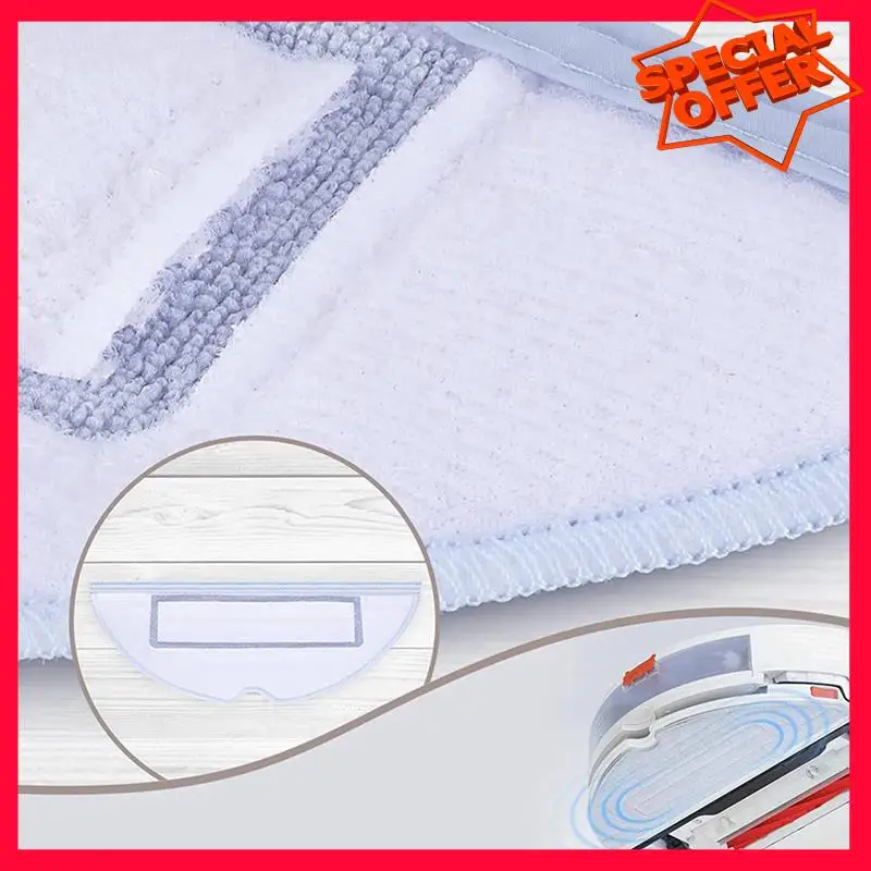 -ESTR 24 Pcs Mop Cloth For Xiaomi Roborock S7 S7+ S7 Maxv S7 Maxv Plus S7 Maxv Ultra Q7 Max+ Series Robot Vacuum Cleaner Parts
-ESTR 24 Pcs Mop Cloth For Xiaomi Roborock S7 S7+ S7 Maxv S7 Maxv Plus S7 Maxv Ultra Q7 Max+ Series Robot Vacuum Cleaner Parts