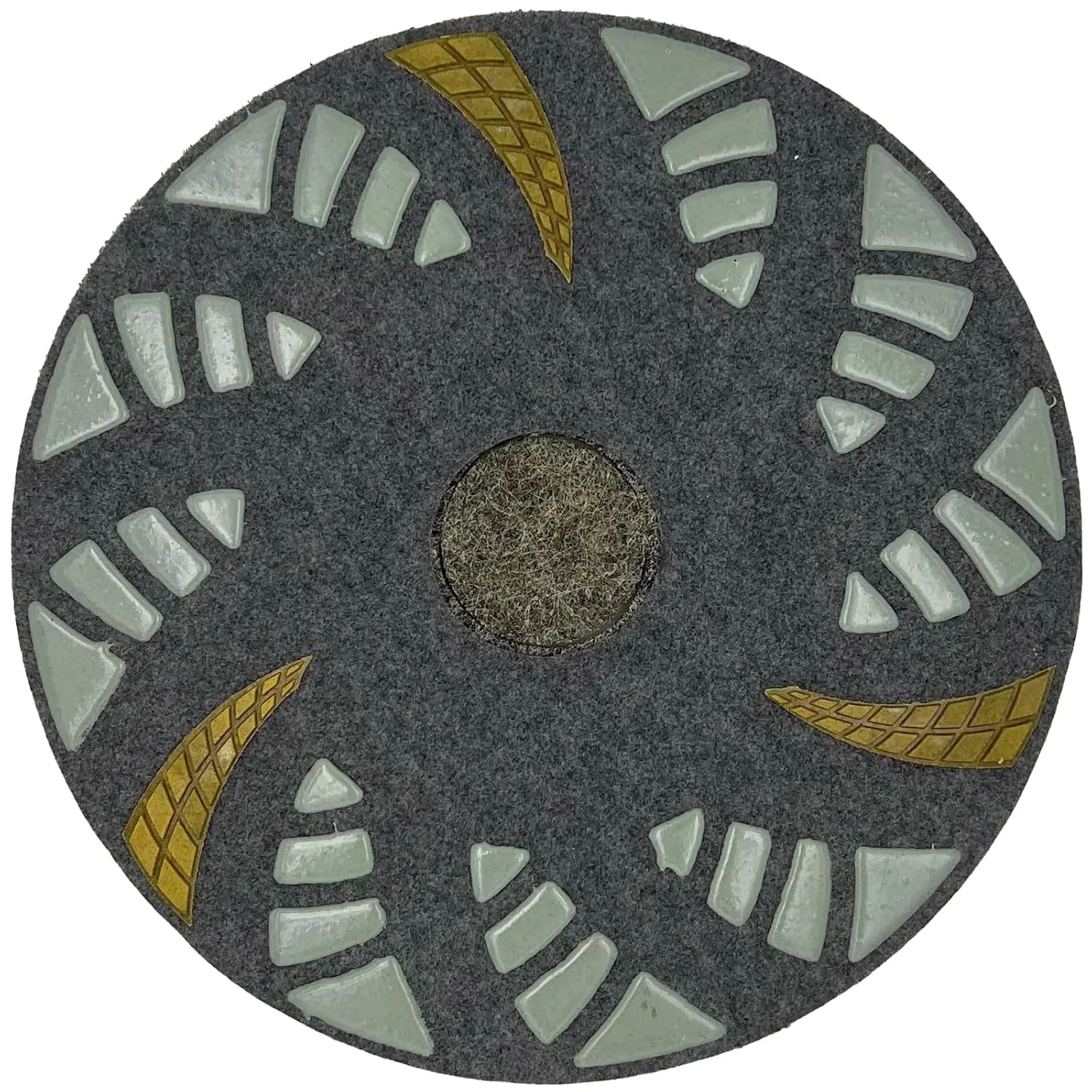 17" Phenolic Polishing Pads for Floor Machines and Burnisher Buffers, Dry or Wet, 1PC, Resin Bond, 50 Grit
17" Phenolic Polishing Pads for Floor Machines and Burnisher Buffers, Dry or Wet, 1PC, Resin Bond, 50 Grit