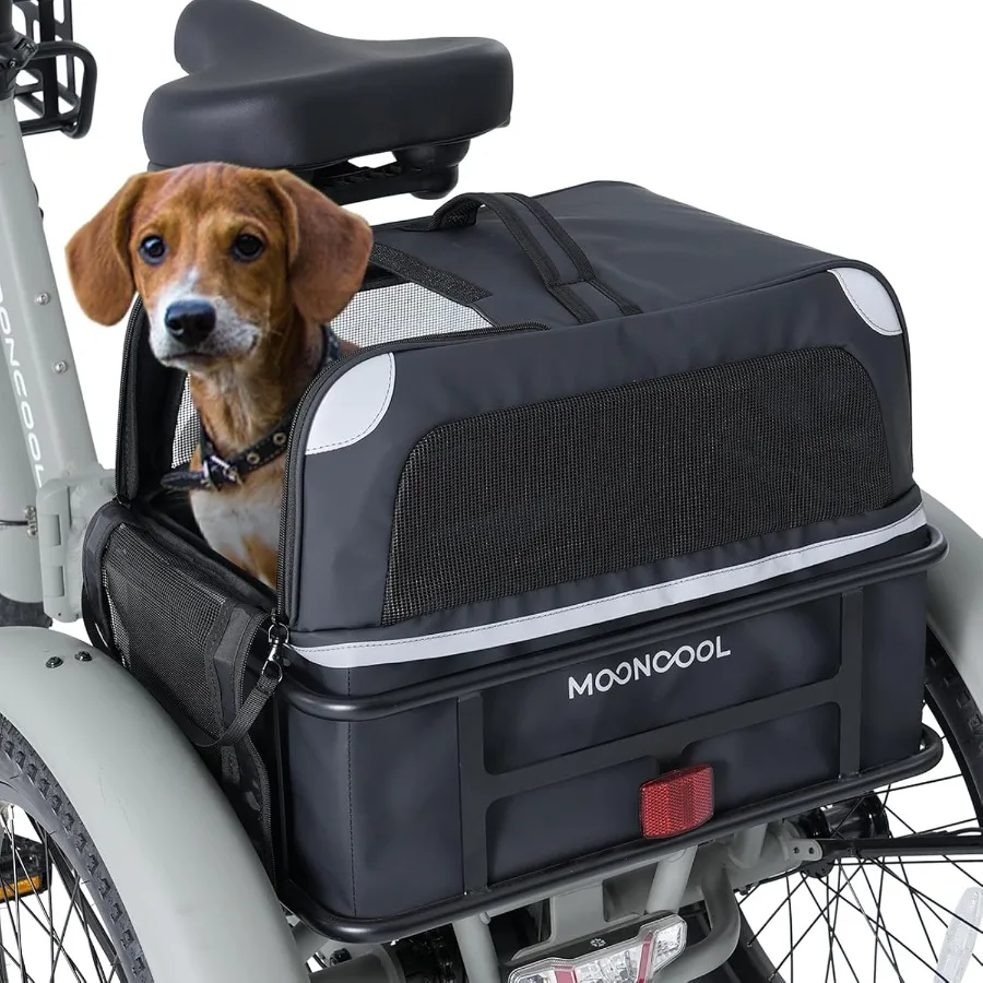 TK1 Tricycle Rack Bag Waterproof 600D Polyester Bag for Etrike's Basket with Selfadhesive Straps and Quick Release Design Ideal
TK1 Tricycle Rack Bag Waterproof 600D Polyester Bag for Etrike's Basket with Selfadhesive Straps and Quick Release Design Ideal