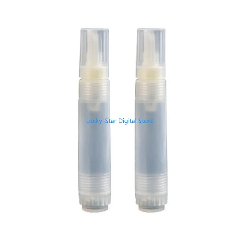 N7MC 2 Pcs 8mm Tilted Head Refillable Paint Pen Empty Paint Markers Clear Pen Tube
N7MC 2 Pcs 8mm Tilted Head Refillable Paint Pen Empty Paint Markers Clear Pen Tube