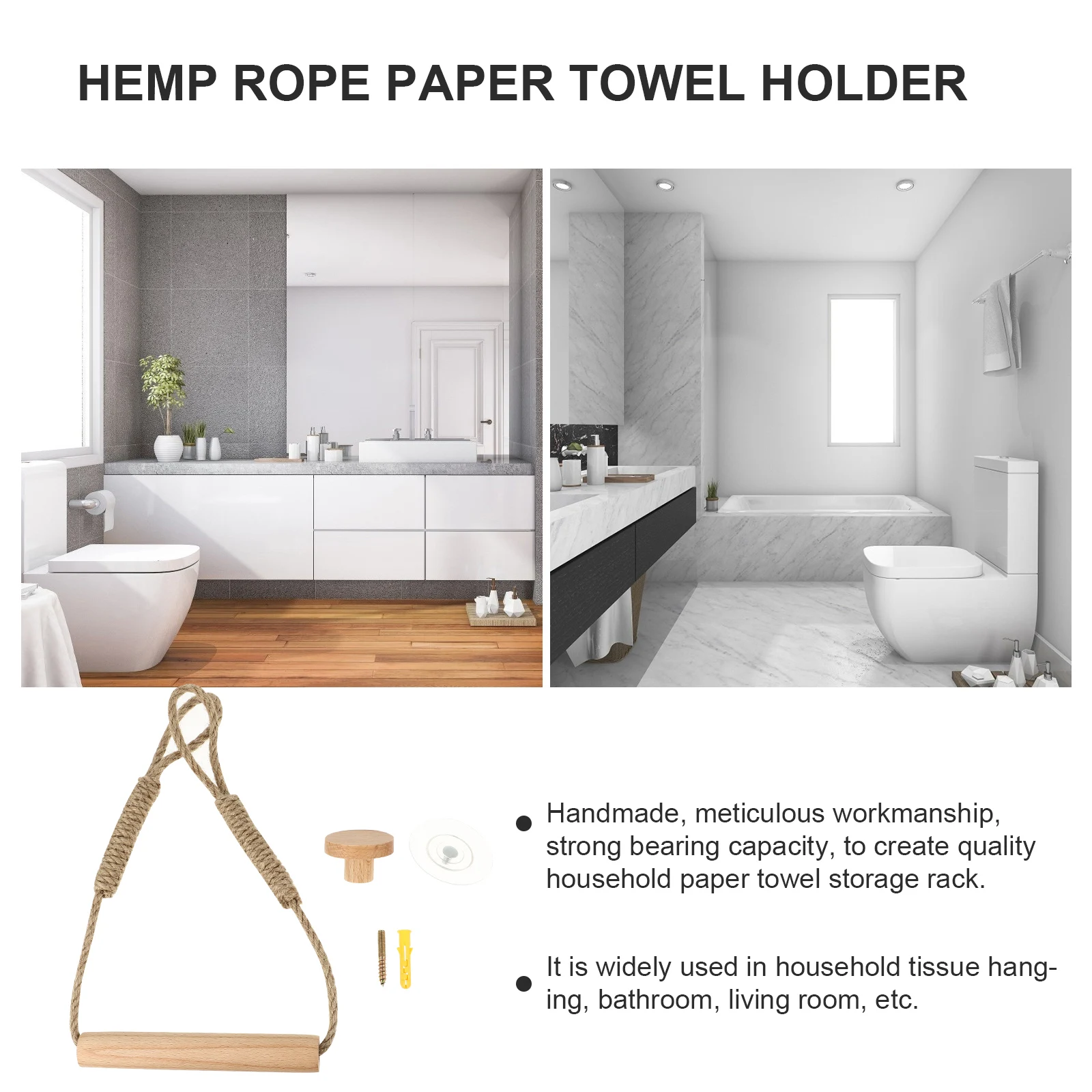 Solid Wood Roll Paper Holder Hemp Rope Animal Tissue Rack Creative Balcony Living Room Decor Wood Tissue Holder
Solid Wood Roll Paper Holder Hemp Rope Animal Tissue Rack Creative Balcony Living Room Decor Wood Tissue Holder