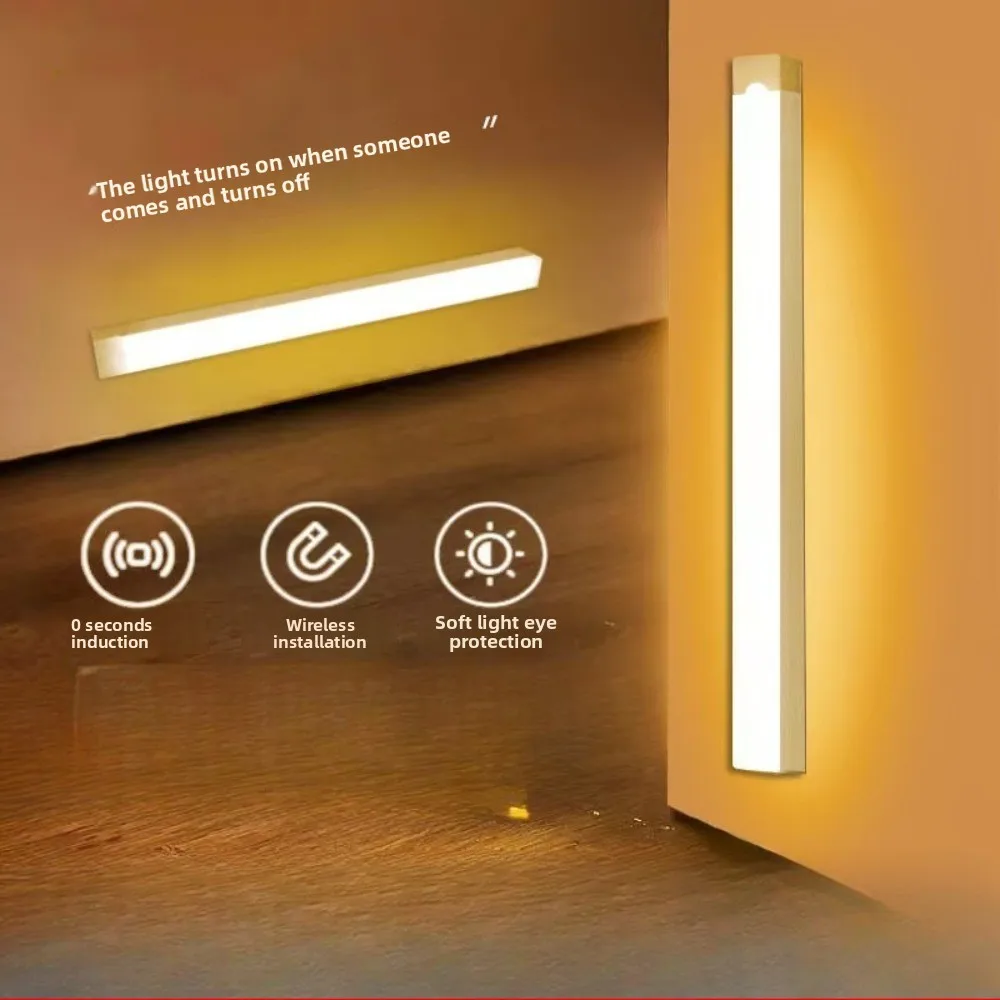 Night Light USB Charging Magnetic Induction Lamp Dimmable LED Under Cabinet Light Motion Sensor for Bedside Wardrobe Stairway
Night Light USB Charging Magnetic Induction Lamp Dimmable LED Under Cabinet Light Motion Sensor for Bedside Wardrobe Stairway