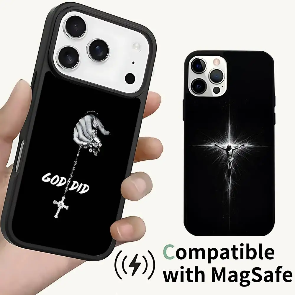 Bible Jesus Christian Cross Case For iPhone 17,16,15,14,13,12,11,Pro,Max,Plus,Mini,SE4,E Magnetic Magsafe Wireless Charging
Bible Jesus Christian Cross Case For iPhone 17,16,15,14,13,12,11,Pro,Max,Plus,Mini,SE4,E Magnetic Magsafe Wireless Charging