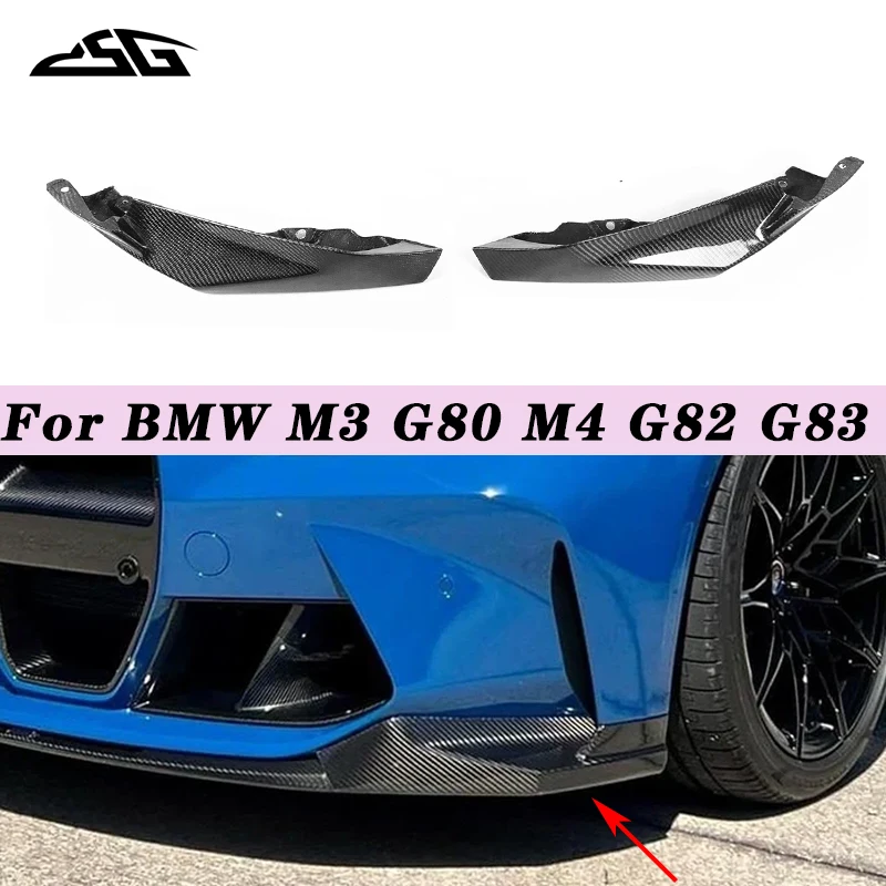 Car Side Flaps Apron Canard Splitter For BMW M3 G80 M4 G82 G83 Carbon Fiber Front Air Vent Fins Winglet Trim Body Kit
Car Side Flaps Apron Canard Splitter For BMW M3 G80 M4 G82 G83 Carbon Fiber Front Air Vent Fins Winglet Trim Body Kit