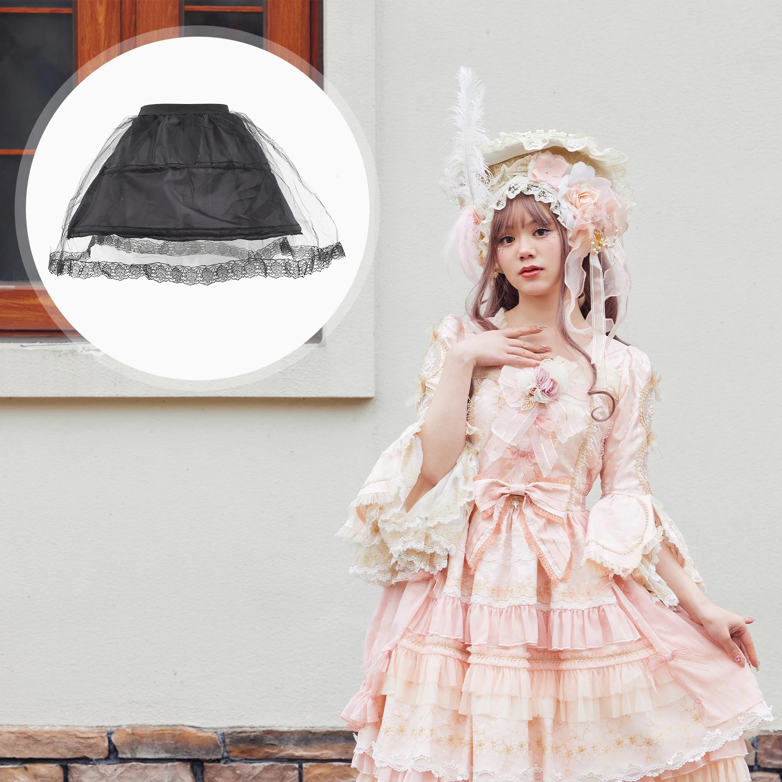 Fishbone Lining Petticoat Black Adjustable Women Girls Dress Underskirt Cosplay Stage Performance Photo Taking Durable
Fishbone Lining Petticoat Black Adjustable Women Girls Dress Underskirt Cosplay Stage Performance Photo Taking Durable