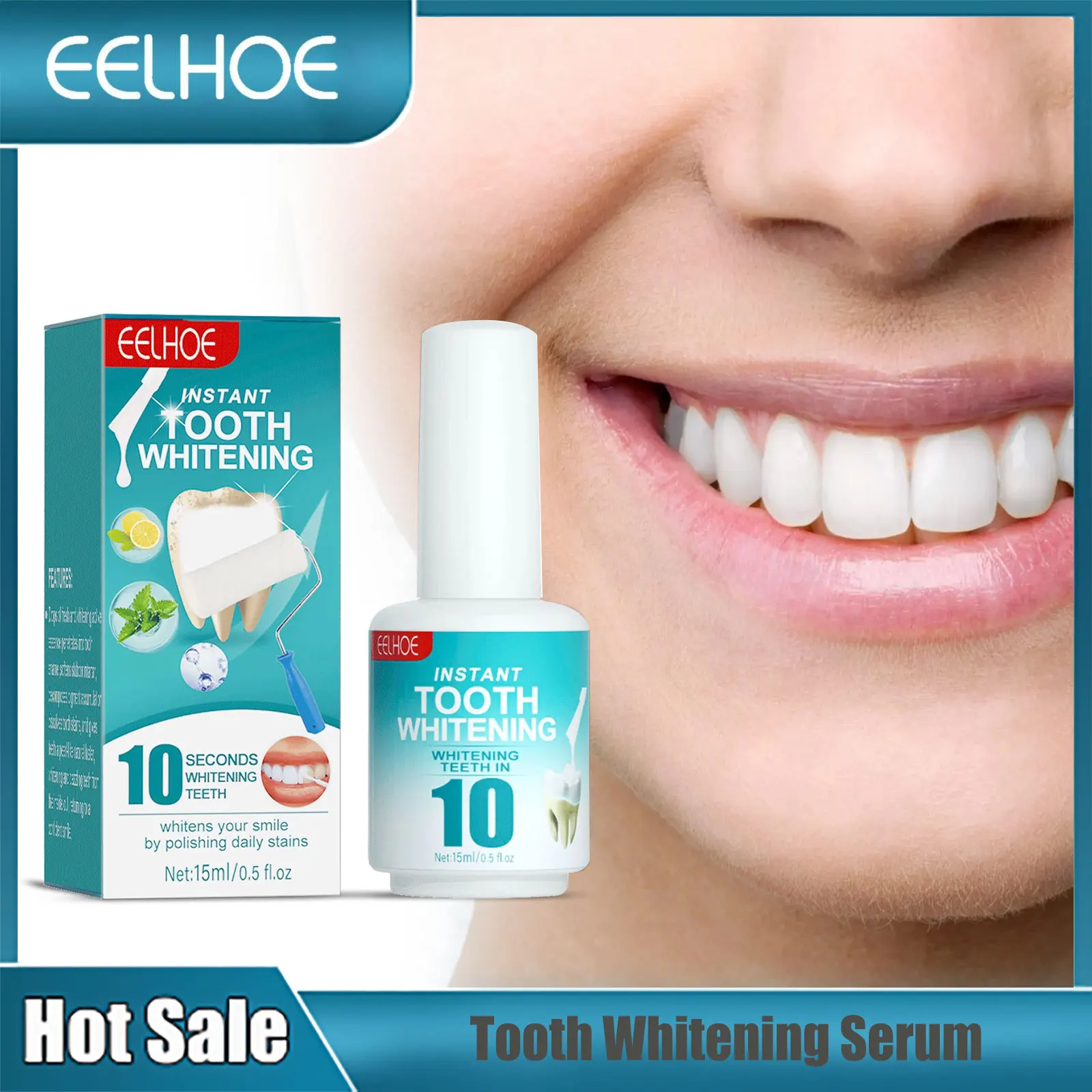 EELHOE Teeth Whitening Essence Pen Yellow Tooth Whitening Teeth Stain Remover Products Fresh Breath Bleaching Teeth Serum 15ml
EELHOE Teeth Whitening Essence Pen Yellow Tooth Whitening Teeth Stain Remover Products Fresh Breath Bleaching Teeth Serum 15ml