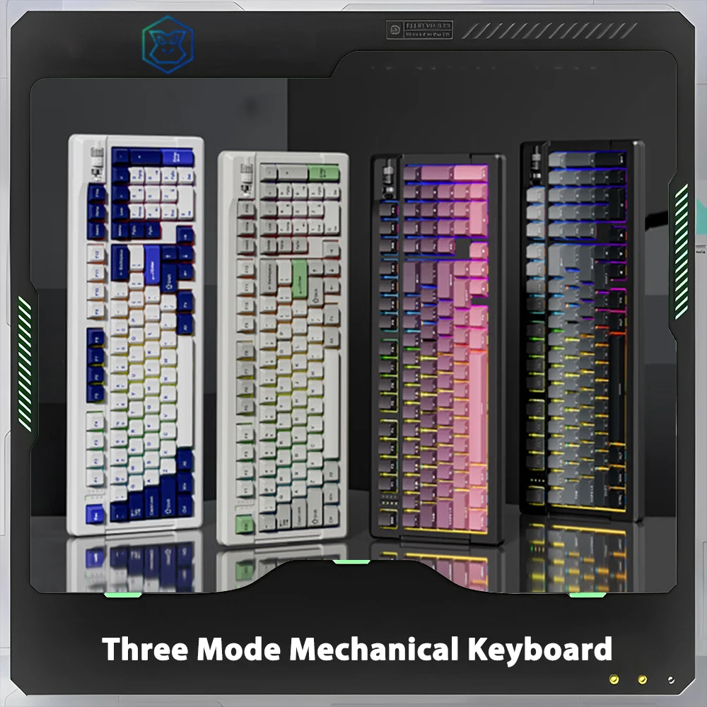 Механическая клавиатура EWEADN X99v2, многофункциональная игровая клавиатура с тремя режимами RGB, клавиатура с горячей заменой, игровые аксессуары на заказ
Механическая клавиатура EWEADN X99v2, многофункциональная игровая клавиатура с тремя режимами RGB, клавиатура с горячей заменой, игровые аксессуары на заказ
