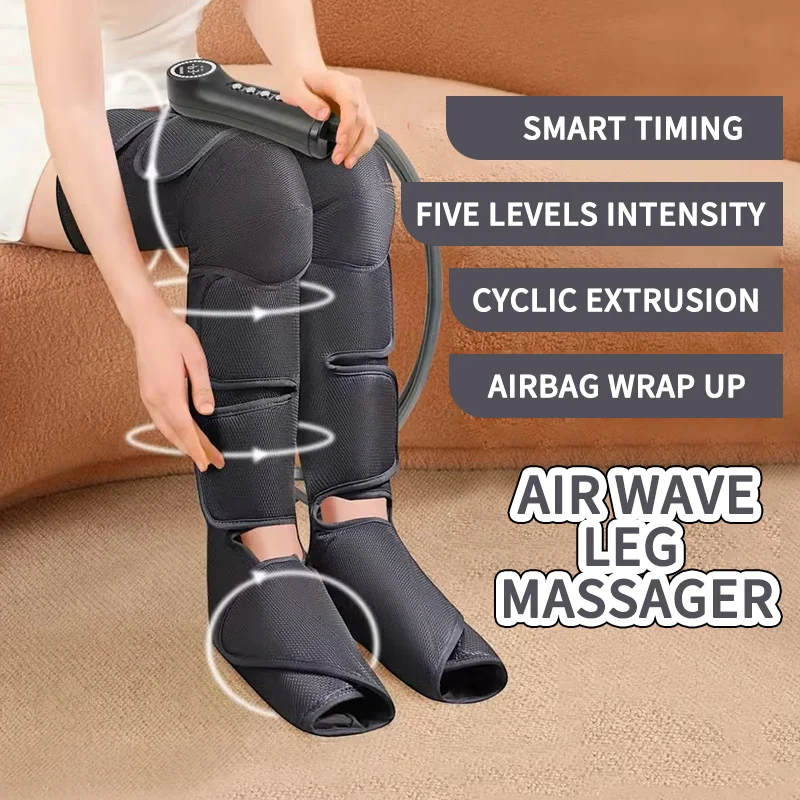 Full Airbag LCD Digital Display Air Wave Massager Leg Massage Machine Vibration Heating Foot Massager for Knee Thigh and Calf
Full Airbag LCD Digital Display Air Wave Massager Leg Massage Machine Vibration Heating Foot Massager for Knee Thigh and Calf