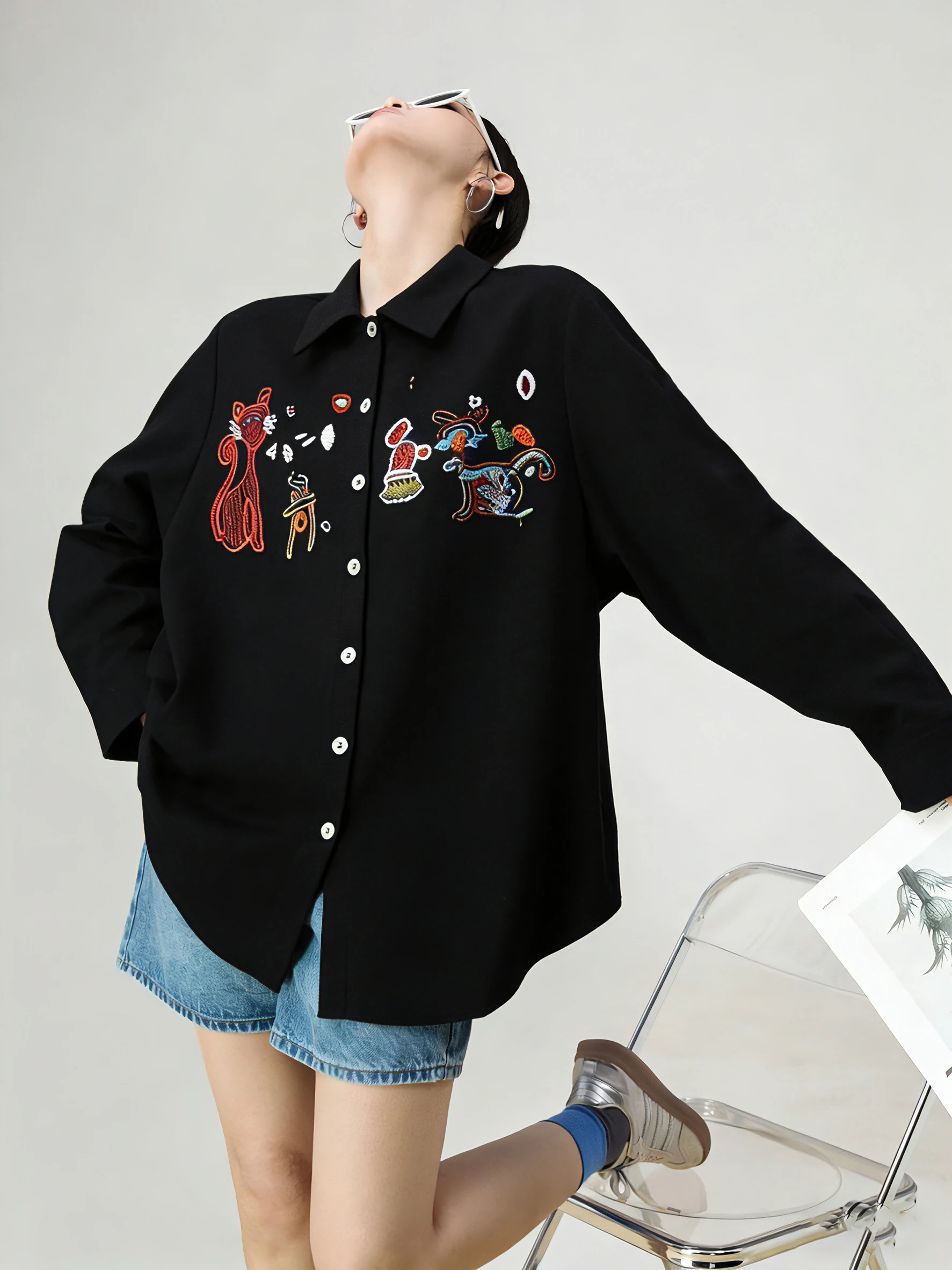 Новая женская блузка Bla Fun с вышивкой и длинным рукавом, весна 2026, легкий топ премиум-класса, омолаживающий образ
Новая женская блузка Bla Fun с вышивкой и длинным рукавом, весна 2026, легкий топ премиум-класса, омолаживающий образ