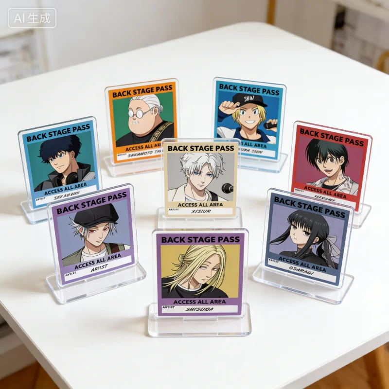 Anime Sakamoto Days Heisuke Mashimo Taro Sakamoto Rectangle Acrylic Stand Model Plate Keychains Desktop Ornament
Anime Sakamoto Days Heisuke Mashimo Taro Sakamoto Rectangle Acrylic Stand Model Plate Keychains Desktop Ornament