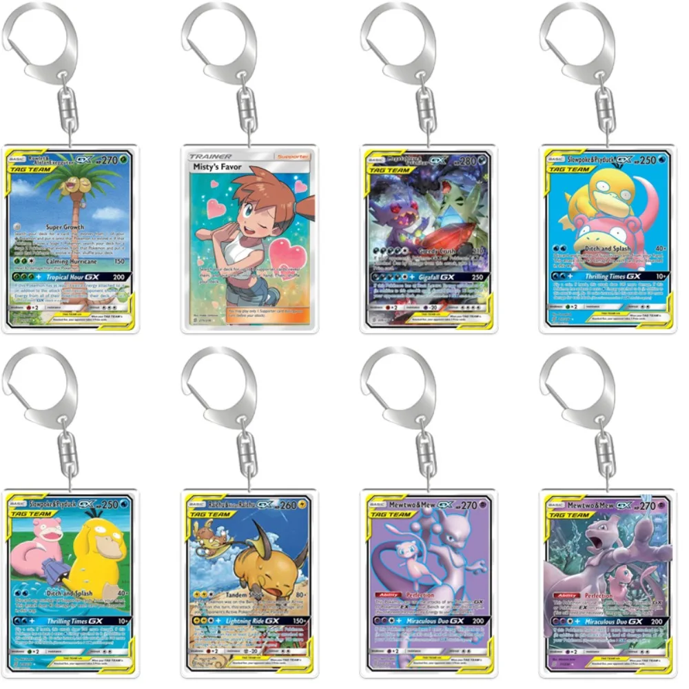 English for Pokemon PTCG Card Acrylic Keychain Unified Minds Misty MegaSableye Tyranitar GX Raichu Pendant Anime Peripheral Gift 
English for Pokemon PTCG Card Acrylic Keychain Unified Minds Misty MegaSableye Tyranitar GX Raichu Pendant Anime Peripheral Gift