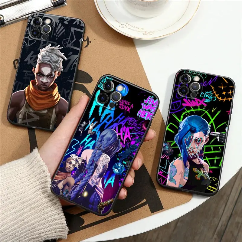 Hot Anime Game Arcane Jinxs Ekkos Phone Case For Apple iPhone 16 15 14 13 12 11 Pro Max XR XS Max 7 8 Plus SE2 Back Cover Cases
Hot Anime Game Arcane Jinxs Ekkos Phone Case For Apple iPhone 16 15 14 13 12 11 Pro Max XR XS Max 7 8 Plus SE2 Back Cover Cases