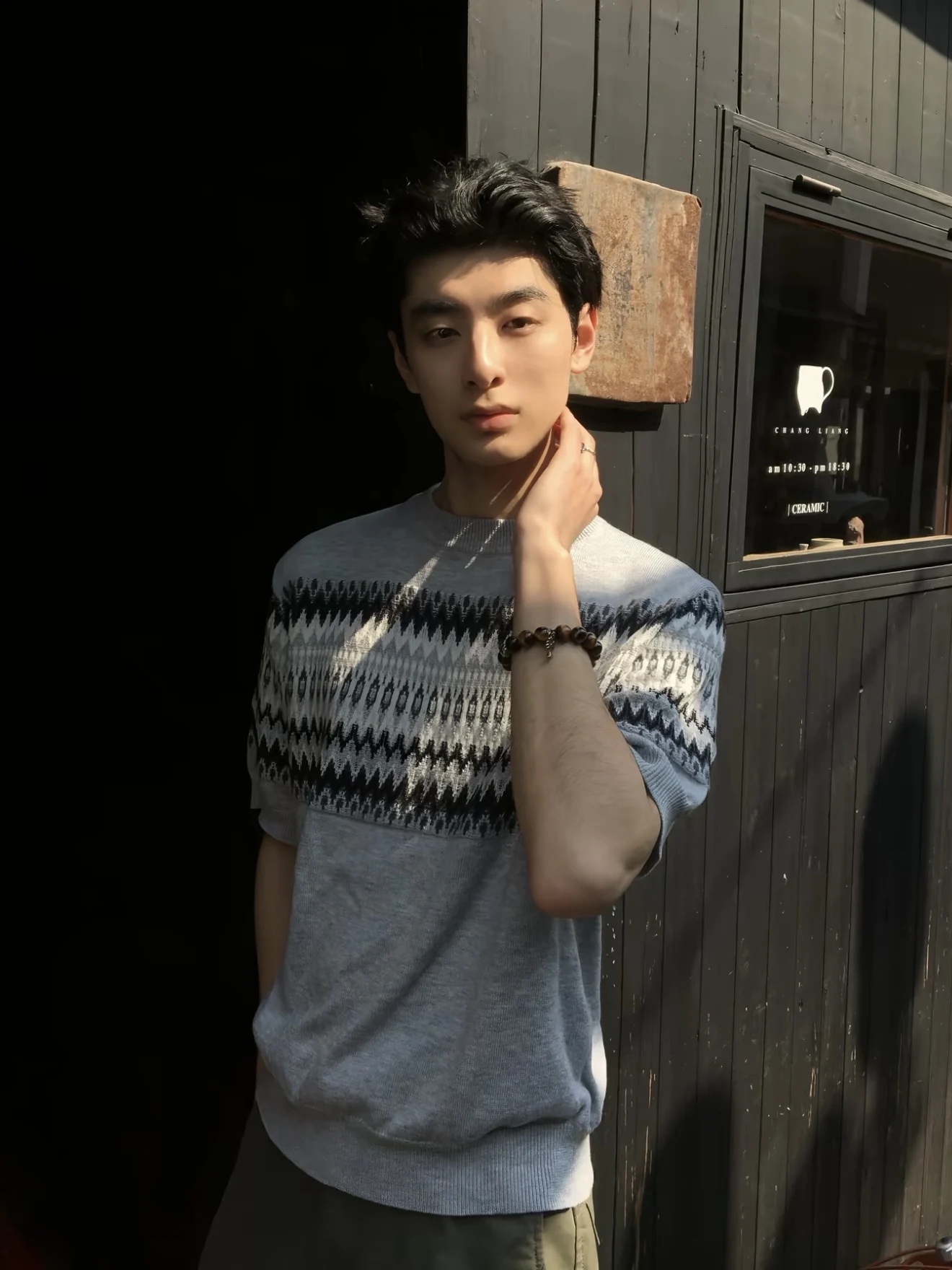 Comfortable Breathable Knitted Short Sleeve T-Shirt Casual Style round Neck Shoulder Insert Design Summer Leisure Men's Top
Comfortable Breathable Knitted Short Sleeve T-Shirt Casual Style round Neck Shoulder Insert Design Summer Leisure Men's Top