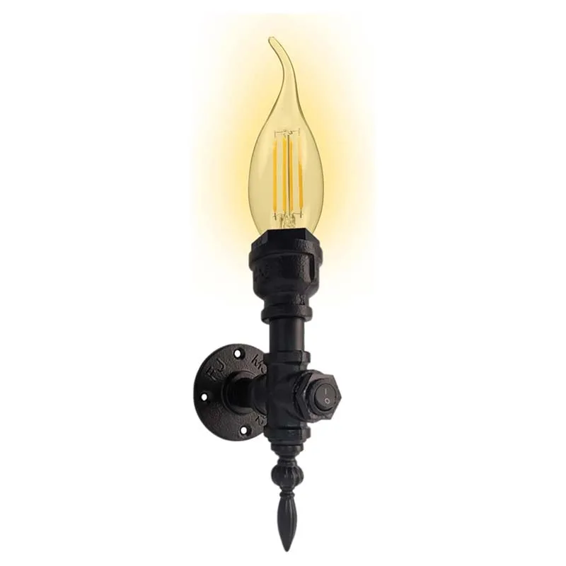 Wall Lamp with Switch Black Retro Interior Wall Light E27 Metal Wall Decoration for Bedside Bathroom Living Room Foyer Loft Hall
Wall Lamp with Switch Black Retro Interior Wall Light E27 Metal Wall Decoration for Bedside Bathroom Living Room Foyer Loft Hall