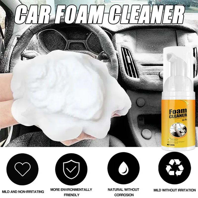 Multi-Purpose Foam Cleaner Rust Remover Cleaning Car House Seat Car Interior Accessories Home Kitchen Cleaning Foam Spray
Multi-Purpose Foam Cleaner Rust Remover Cleaning Car House Seat Car Interior Accessories Home Kitchen Cleaning Foam Spray