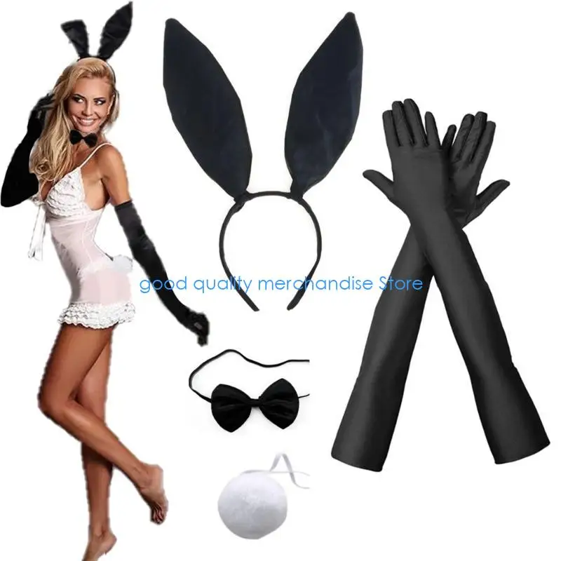 Y5JD Rabbit Ears Hairband Sexy Headband Bowtie Party Outfit Roleplay Costume Headpiece
Y5JD Rabbit Ears Hairband Sexy Headband Bowtie Party Outfit Roleplay Costume Headpiece