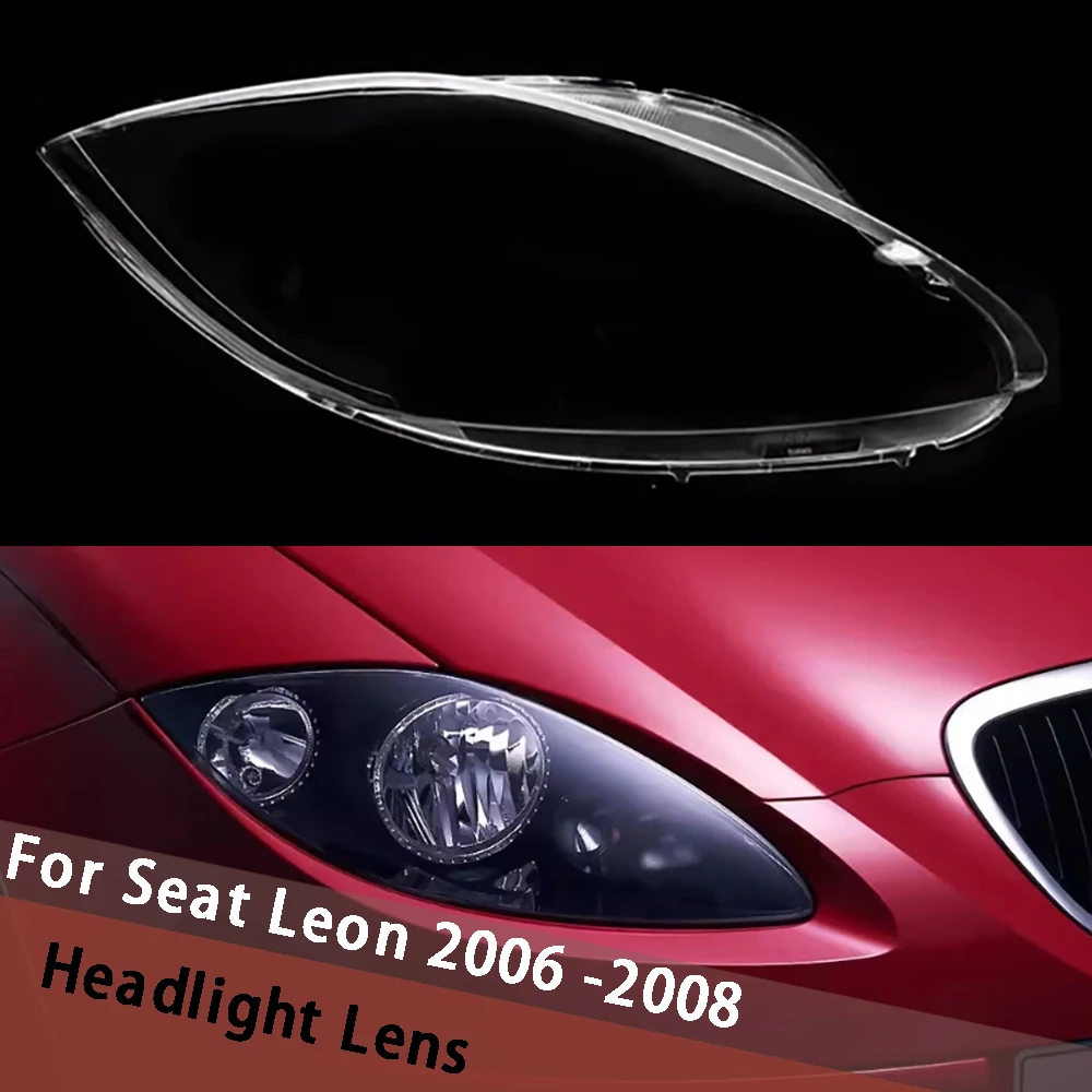 For Seat Leon 2006 2007 2008 Headlight Cover Transparent Lens Headlamp Shell Replace Original Lampshade Head Light Plexiglass
For Seat Leon 2006 2007 2008 Headlight Cover Transparent Lens Headlamp Shell Replace Original Lampshade Head Light Plexiglass