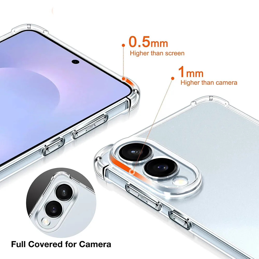 S25Edge 3D Airbag Silicone Soft Case For Samsung Galaxy S25 Edge Ultra Plus S25+ S25ultra Clear Back Cover Ultra Thin Shell 25+
S25Edge 3D Airbag Silicone Soft Case For Samsung Galaxy S25 Edge Ultra Plus S25+ S25ultra Clear Back Cover Ultra Thin Shell 25+