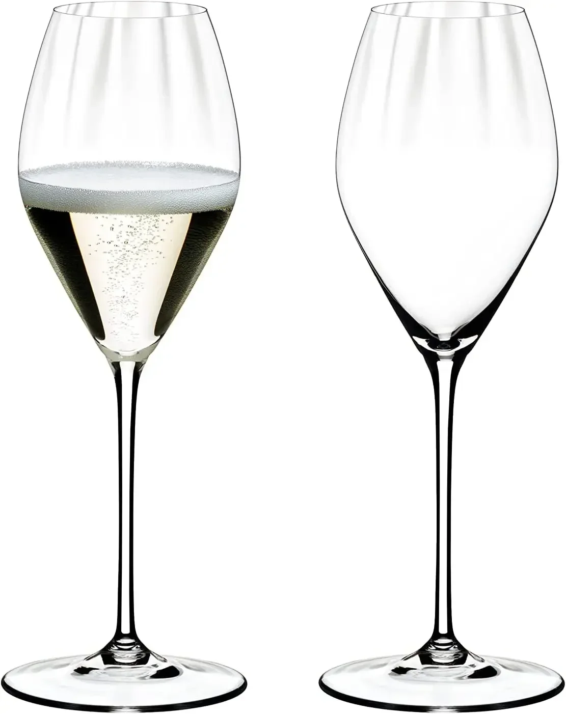Performance Champagne Glasses, Crystal, Set of 2, Optic Impact Bowls for Sparkling Wine 6884/28
Performance Champagne Glasses, Crystal, Set of 2, Optic Impact Bowls for Sparkling Wine 6884/28