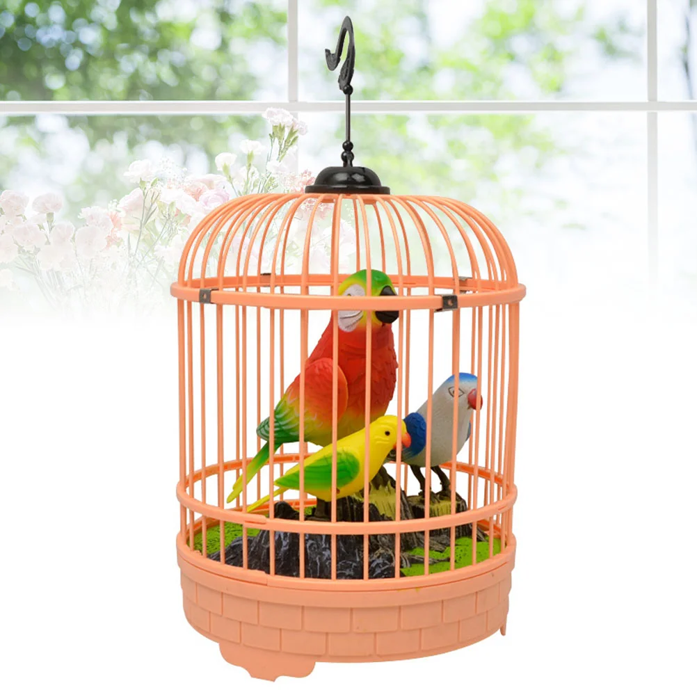 Inductive Sound Voice Control Activate Chirping Singing Bird Cage Kids Funny Toy (Random Color) bird cage toys
Inductive Sound Voice Control Activate Chirping Singing Bird Cage Kids Funny Toy (Random Color) bird cage toys