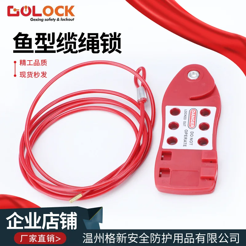 Universal Safety Padlock Stainless Steel Cable Padlock Energy Isolation Plastic Open Through Padlock Ls31 Fish Type Cable Lock
Universal Safety Padlock Stainless Steel Cable Padlock Energy Isolation Plastic Open Through Padlock Ls31 Fish Type Cable Lock