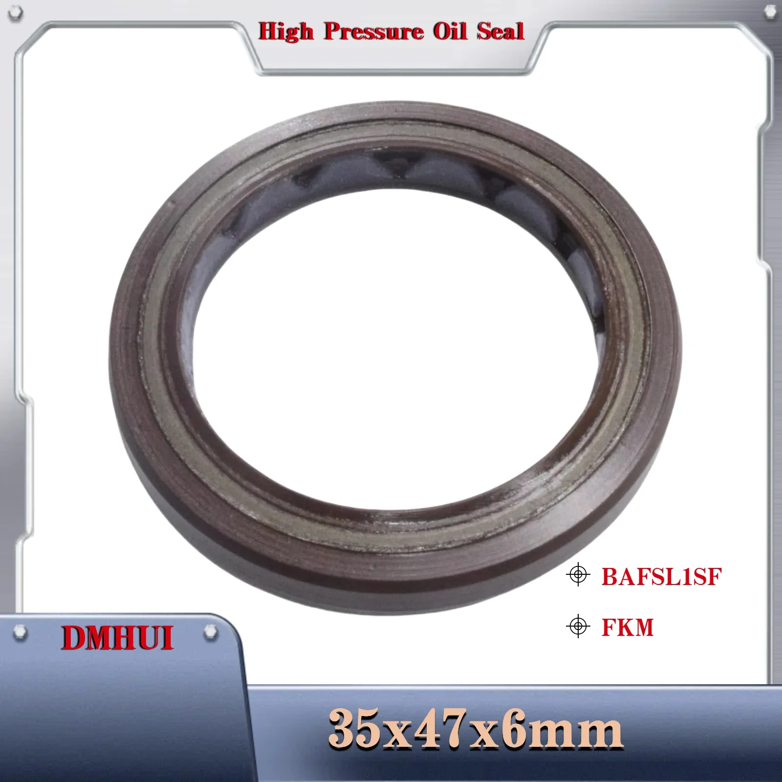 35*47*6 Oil Seal 35×47×6 -BAFSL1SF/FKM, For Hydraulic Pump/Motor Rotary Shaft Sealing Hydraulic Motor Pump Repair Kit Parts
35*47*6 Oil Seal 35×47×6 -BAFSL1SF/FKM, For Hydraulic Pump/Motor Rotary Shaft Sealing Hydraulic Motor Pump Repair Kit Parts
