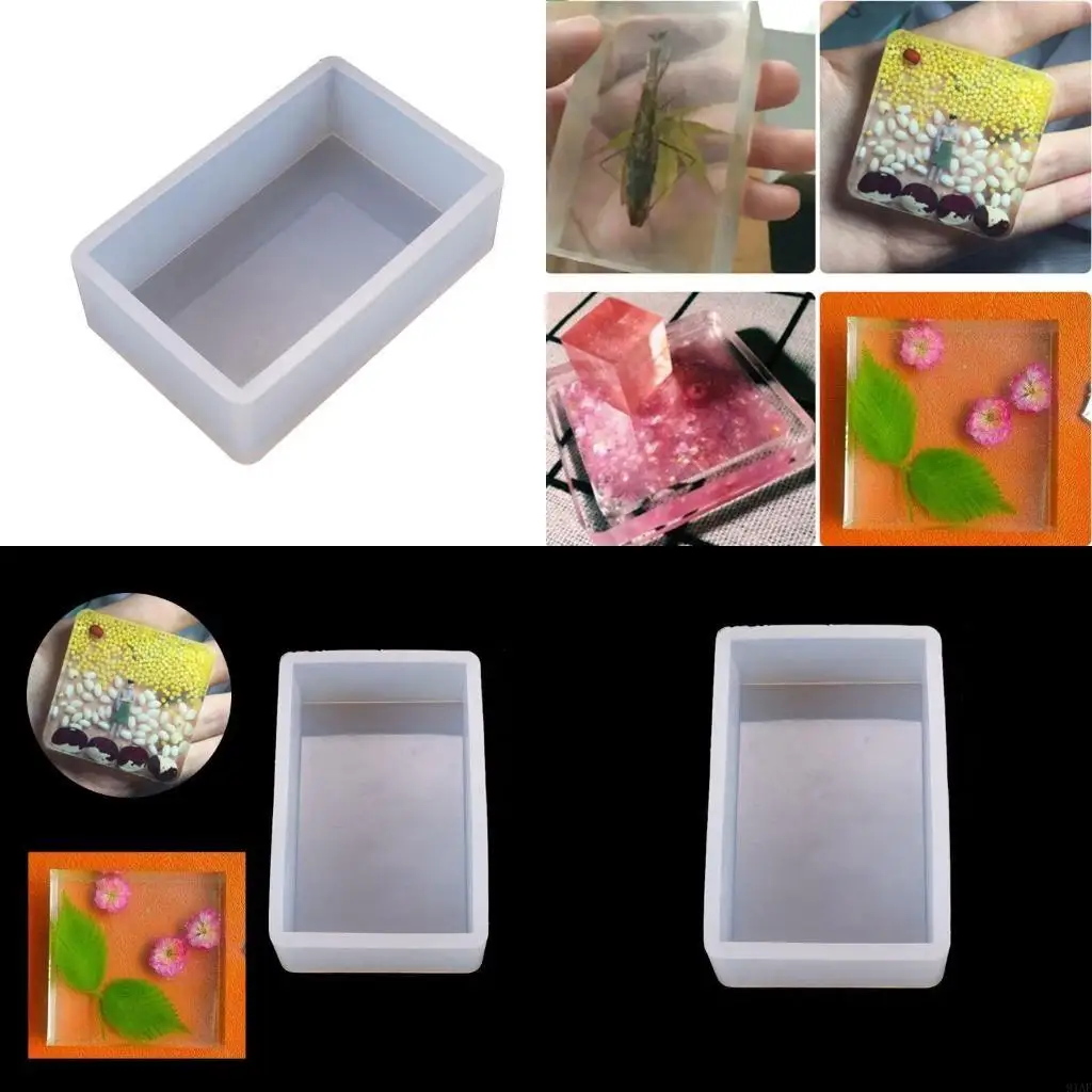 91AF Epoxy Resin Casting Molds Silicone Rectangle Molds for Resin Jewelry Soap
91AF Epoxy Resin Casting Molds Silicone Rectangle Molds for Resin Jewelry Soap