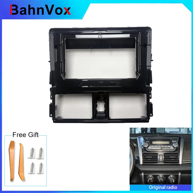 9 Inch Android Car Audio Radio Plate Fascia Frame For Toyota Yaris Vios 2013-2016 2Din DVD Player Panel Dash Mount Kit
9 Inch Android Car Audio Radio Plate Fascia Frame For Toyota Yaris Vios 2013-2016 2Din DVD Player Panel Dash Mount Kit