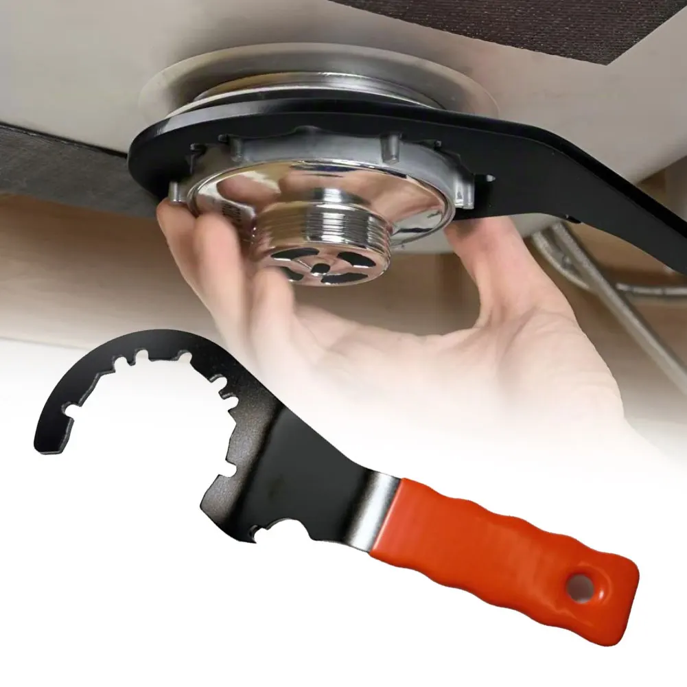 Ключ для сливных труб для кухни, набор ручных инструментов, инструмент для смесителя, 320x100 мм, ключ для установки под раковиной, стальная конструкция, нескользящая рукоятка
Ключ для сливных труб для кухни, набор ручных инструментов, инструмент для смесителя, 320x100 мм, ключ для установки под раковиной, стальная конструкция, нескользящая рукоятка