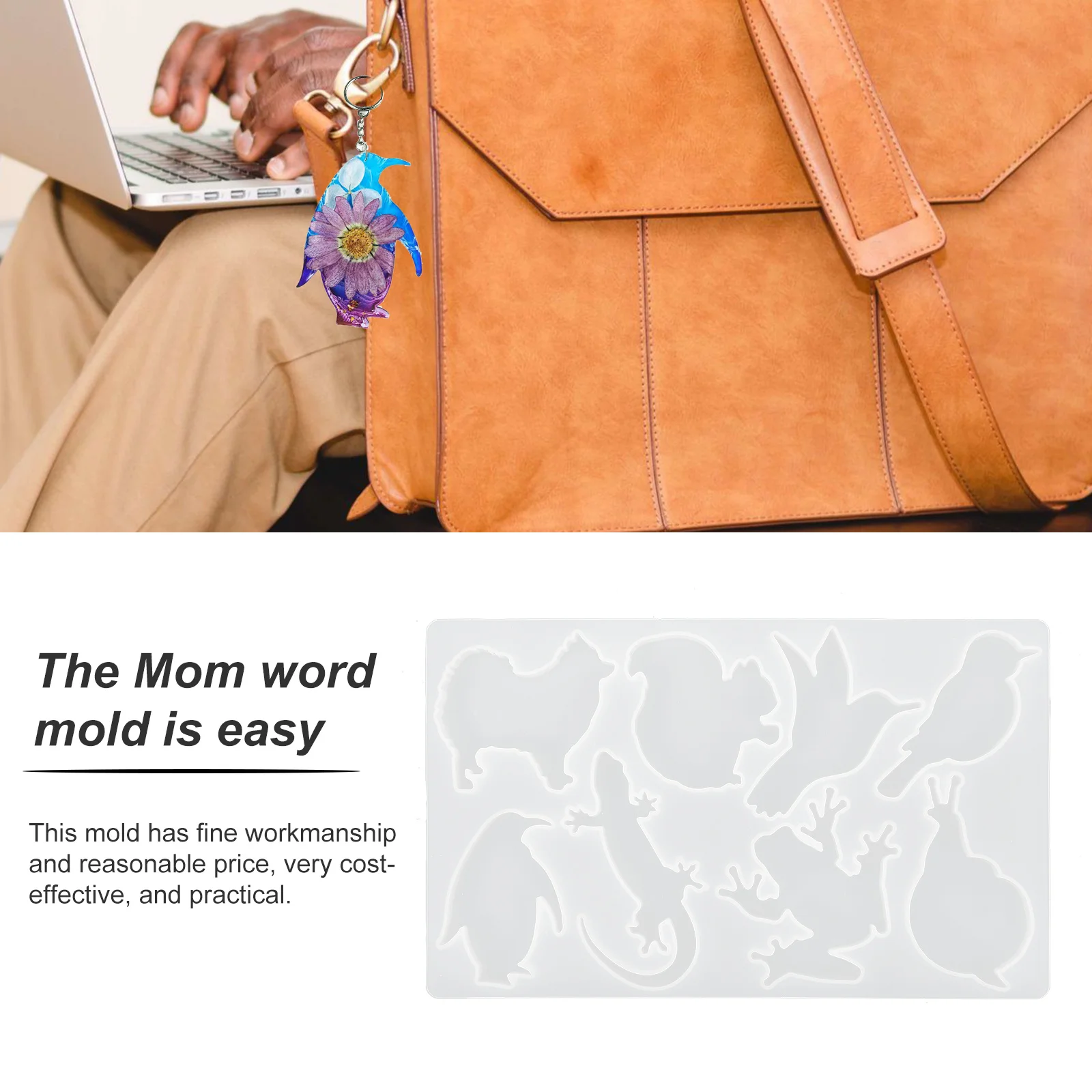 Animal Pendant Keychain Mold Silicone Craft Molding Tool For Diy Epoxy Resin Jewelry Making Decorative Ornament Kit Accessories 
Animal Pendant Keychain Mold Silicone Craft Molding Tool For Diy Epoxy Resin Jewelry Making Decorative Ornament Kit Accessories