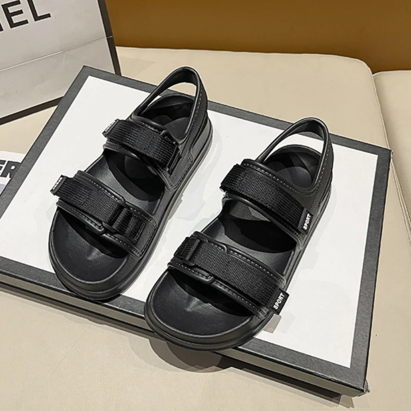 Классические сандалии унисекс на платформе из ЭВА, сандалии с открытым носком, быстросохнущие босоножки на плоской нескользящей мягкой подошве, сандалии Sandalias, новинка
Классические сандалии унисекс на платформе из ЭВА, сандалии с открытым носком, быстросохнущие босоножки на плоской нескользящей мягкой подошве, сандалии Sandalias, новинка