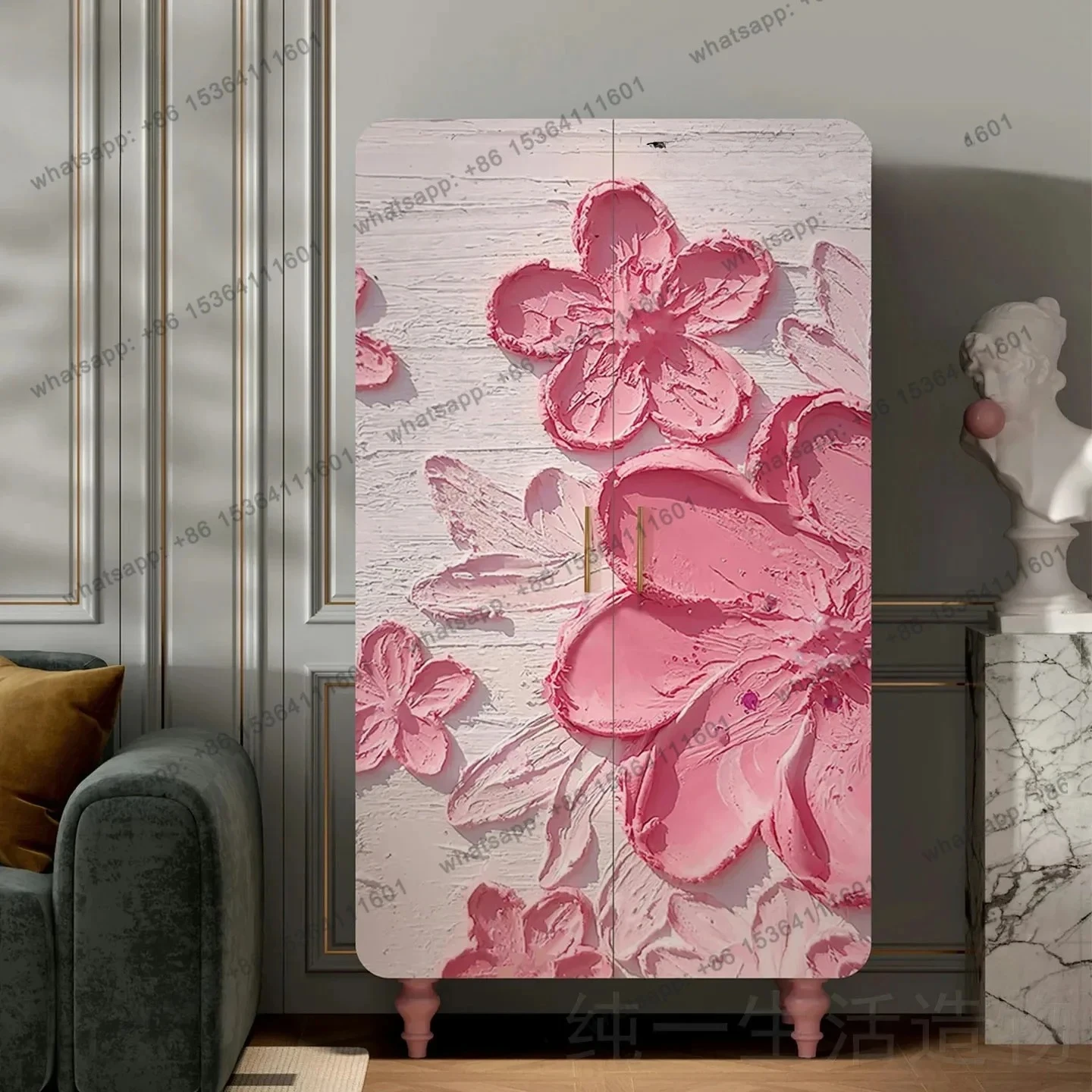 yj9 Кремовый ветер, цветок, шкаф для спальни из цельного дерева, французский романтический розовый шкаф для хранения кровати и комнаты для завтрака
yj9 Кремовый ветер, цветок, шкаф для спальни из цельного дерева, французский романтический розовый шкаф для хранения кровати и комнаты для завтрака