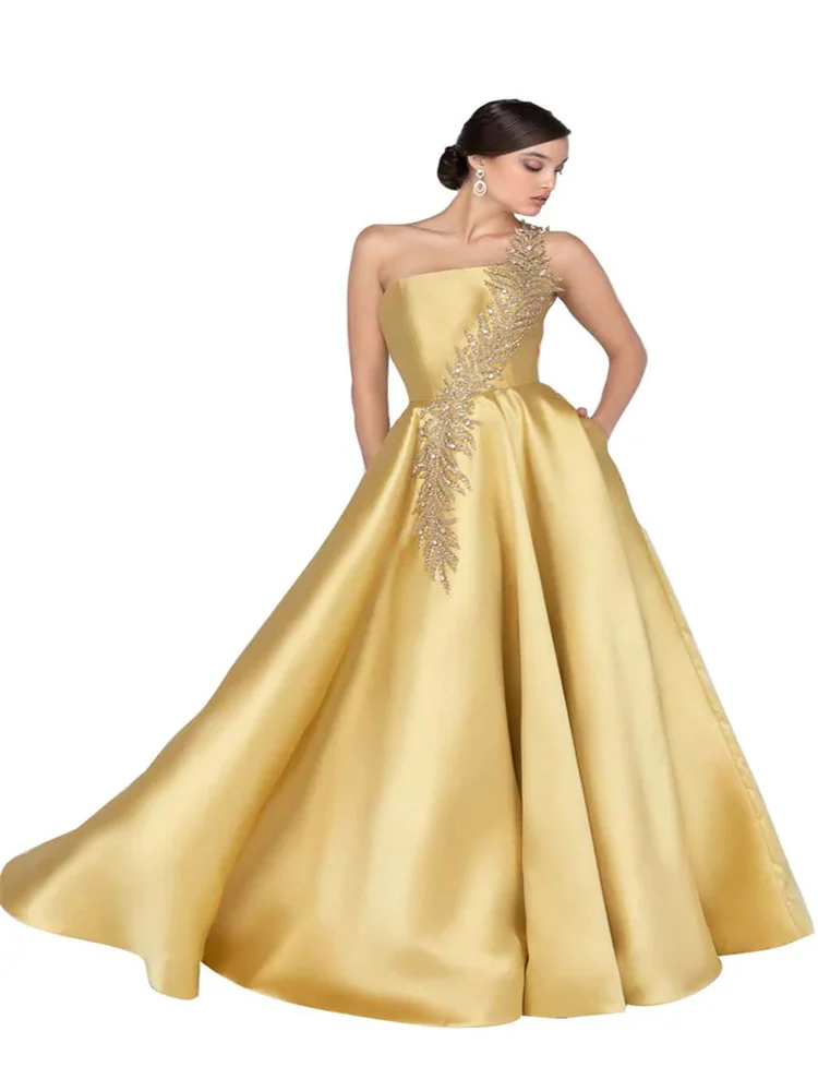 Fashion Sleeve Evening Dresses A-line Wedding Dresses for Woman Long Prom Dresses Off Shoulder Formal Occasion Dresses vestidos
Fashion Sleeve Evening Dresses A-line Wedding Dresses for Woman Long Prom Dresses Off Shoulder Formal Occasion Dresses vestidos