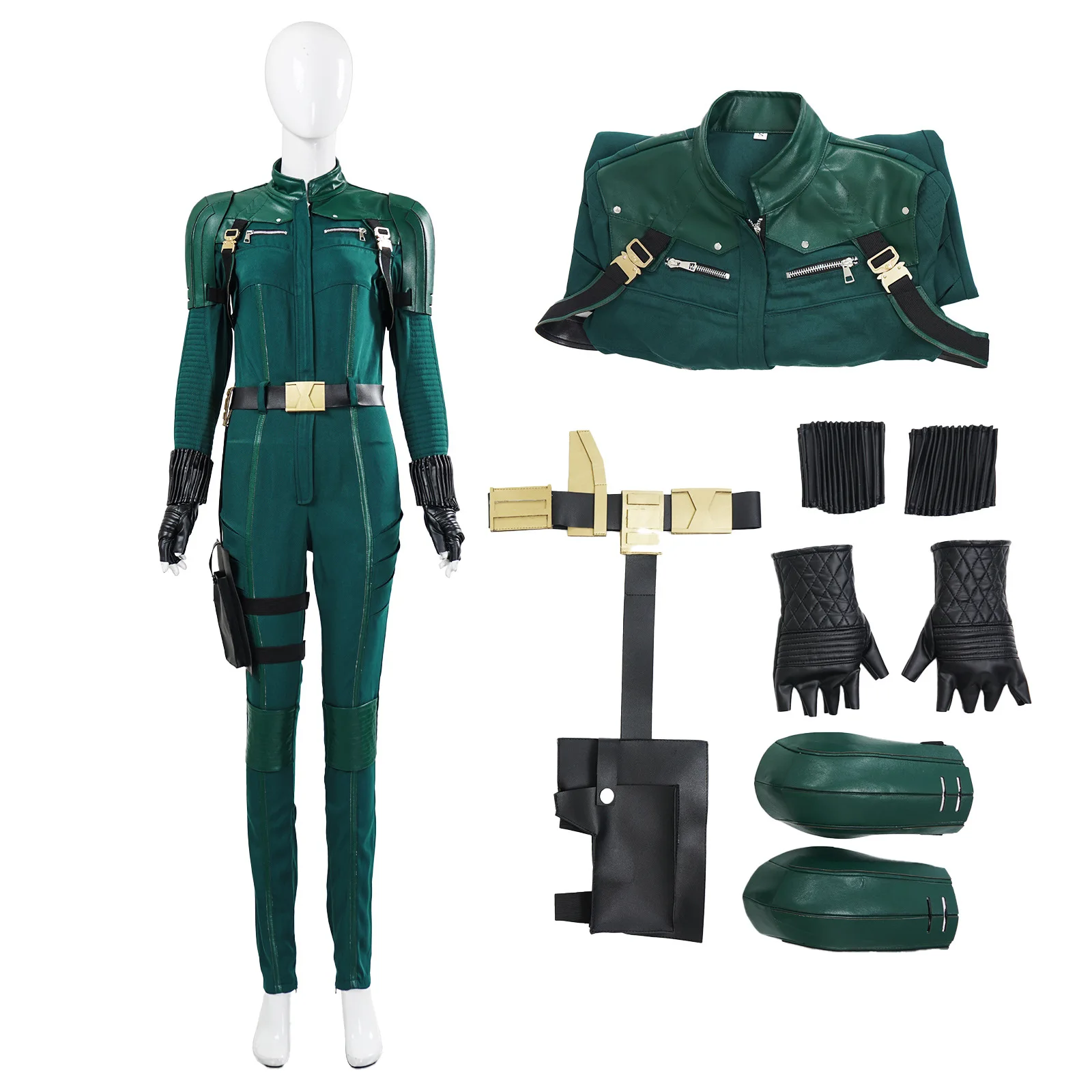 Women Green Tactical Jumpsuit with Gloves Spy Assassin Costume for Halloween Carnival Cosplay Party Outfit
Women Green Tactical Jumpsuit with Gloves Spy Assassin Costume for Halloween Carnival Cosplay Party Outfit
