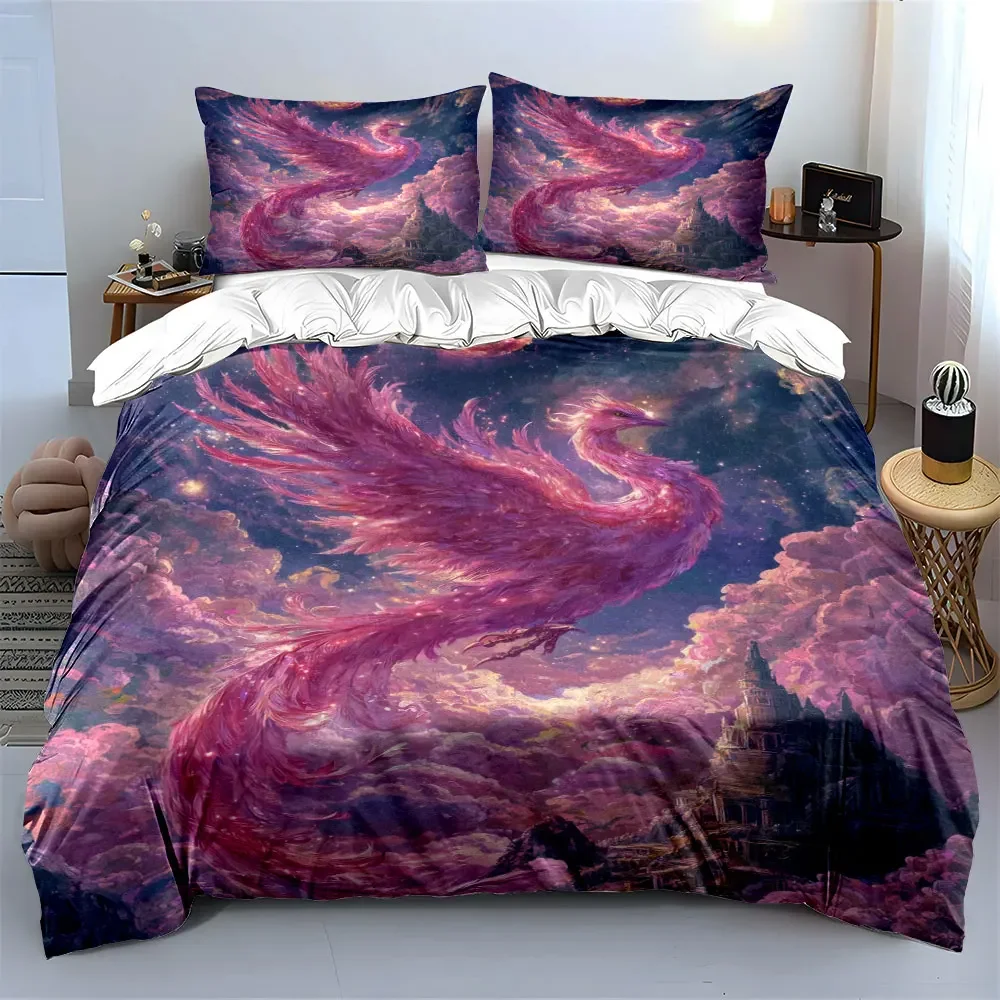 "Fantasy Phoenix Art Decor Set" Bedding Set with 1 Duvet Cover 2 Pillowcases Single Double King Queen, Gift
"Fantasy Phoenix Art Decor Set" Bedding Set with 1 Duvet Cover 2 Pillowcases Single Double King Queen, Gift
